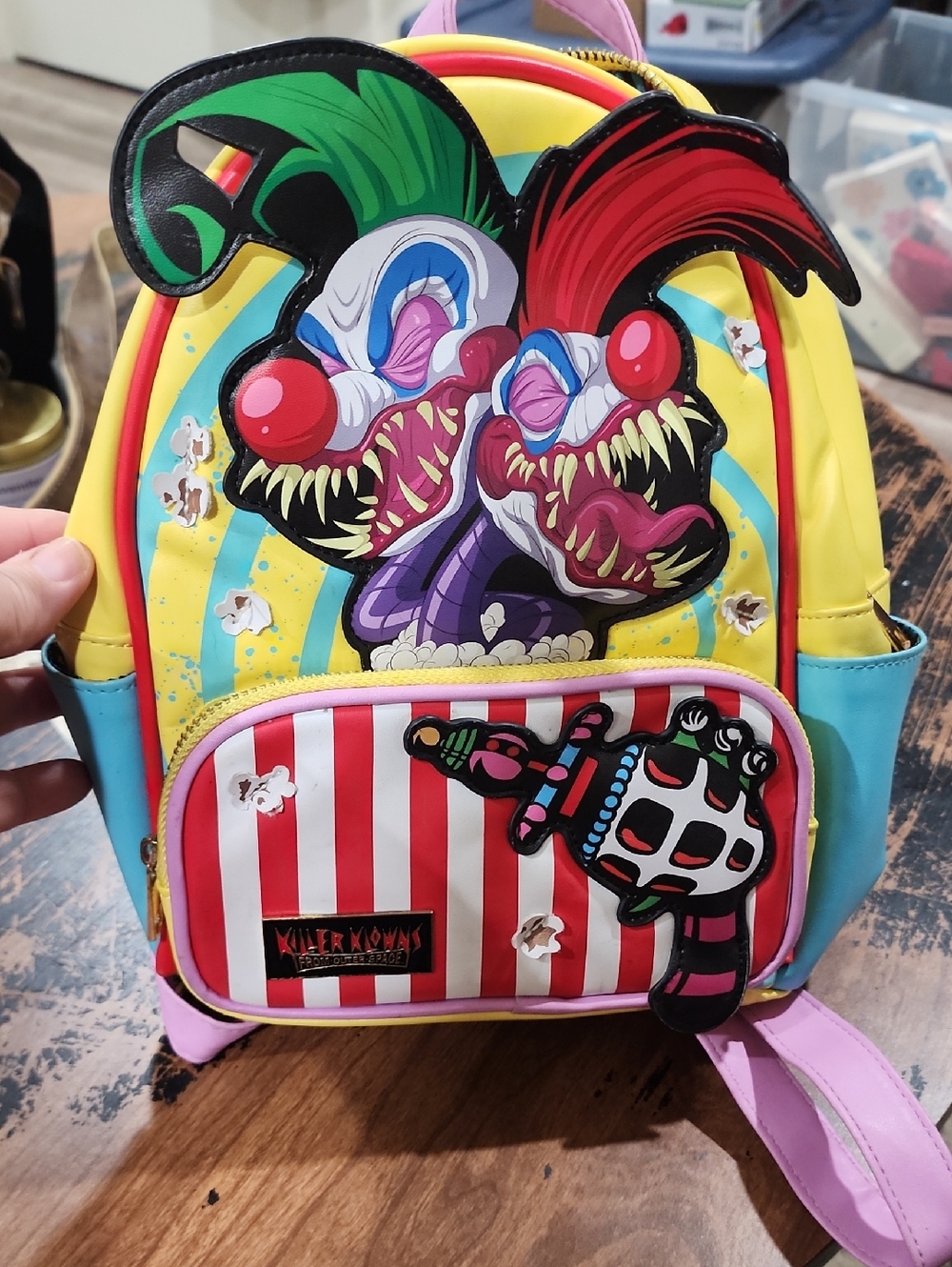 Killer Klowns from Outer Space Mini Backpack EUC!